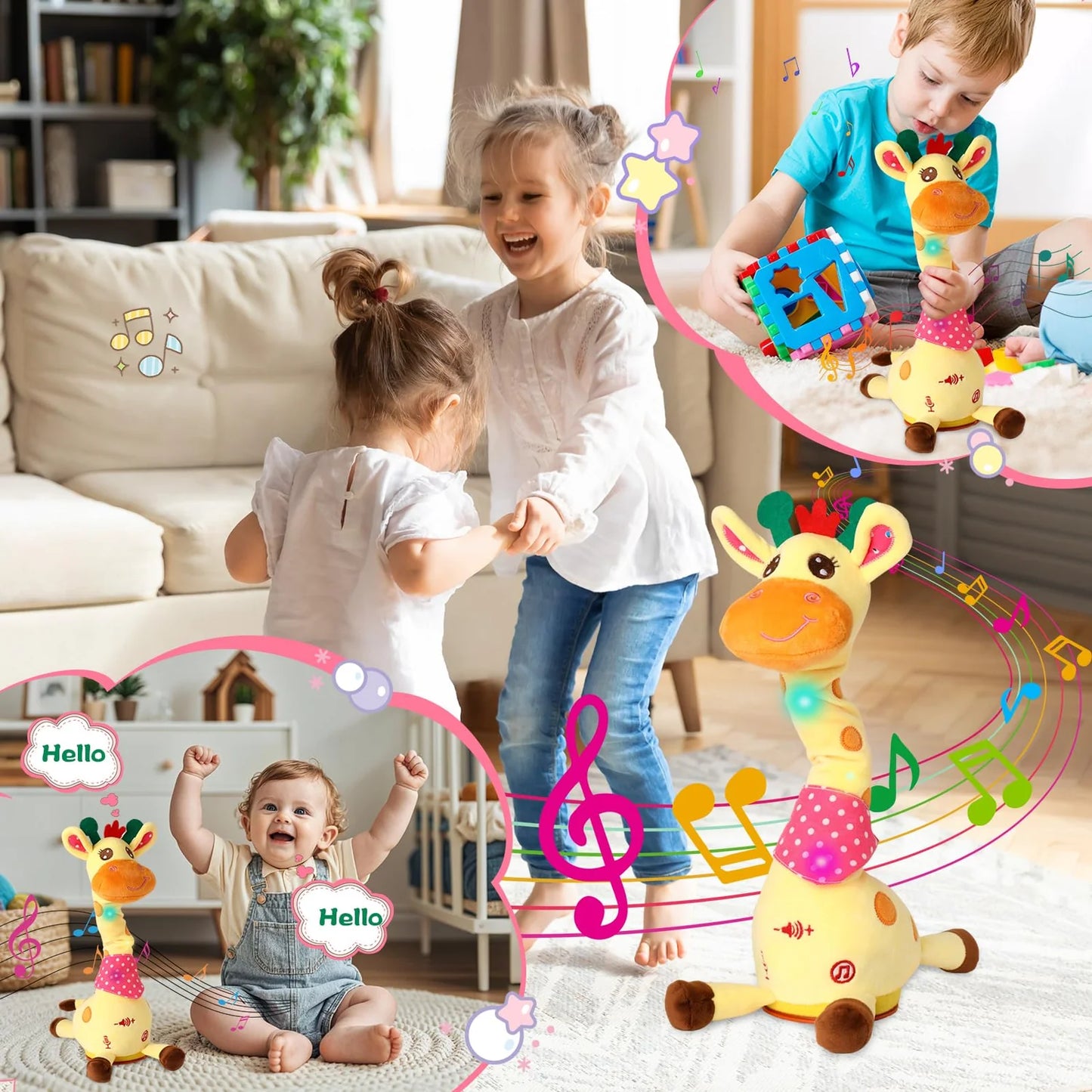 🦒 Interactive Singing Giraffe Plush Keeps Toddlers Entertained For Hours