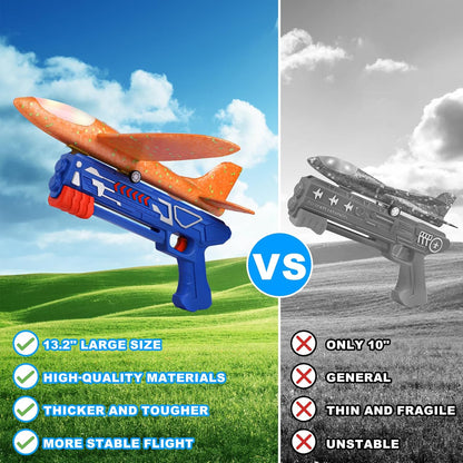 Kaiwatoy® 3 Pack Airplane Launcher Toys| Catapult Plane Toy for Boys