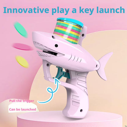 Kaiwatoy®Foam Disc Shooter, Foam Disc Launcher, Summer Activities, and Party Favors for Ages 6-12