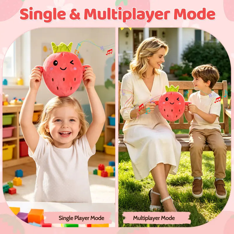 kaiwatoy Interactive Musical Plush Toy Set - Fruit & Vegetable Series(Batteries included)