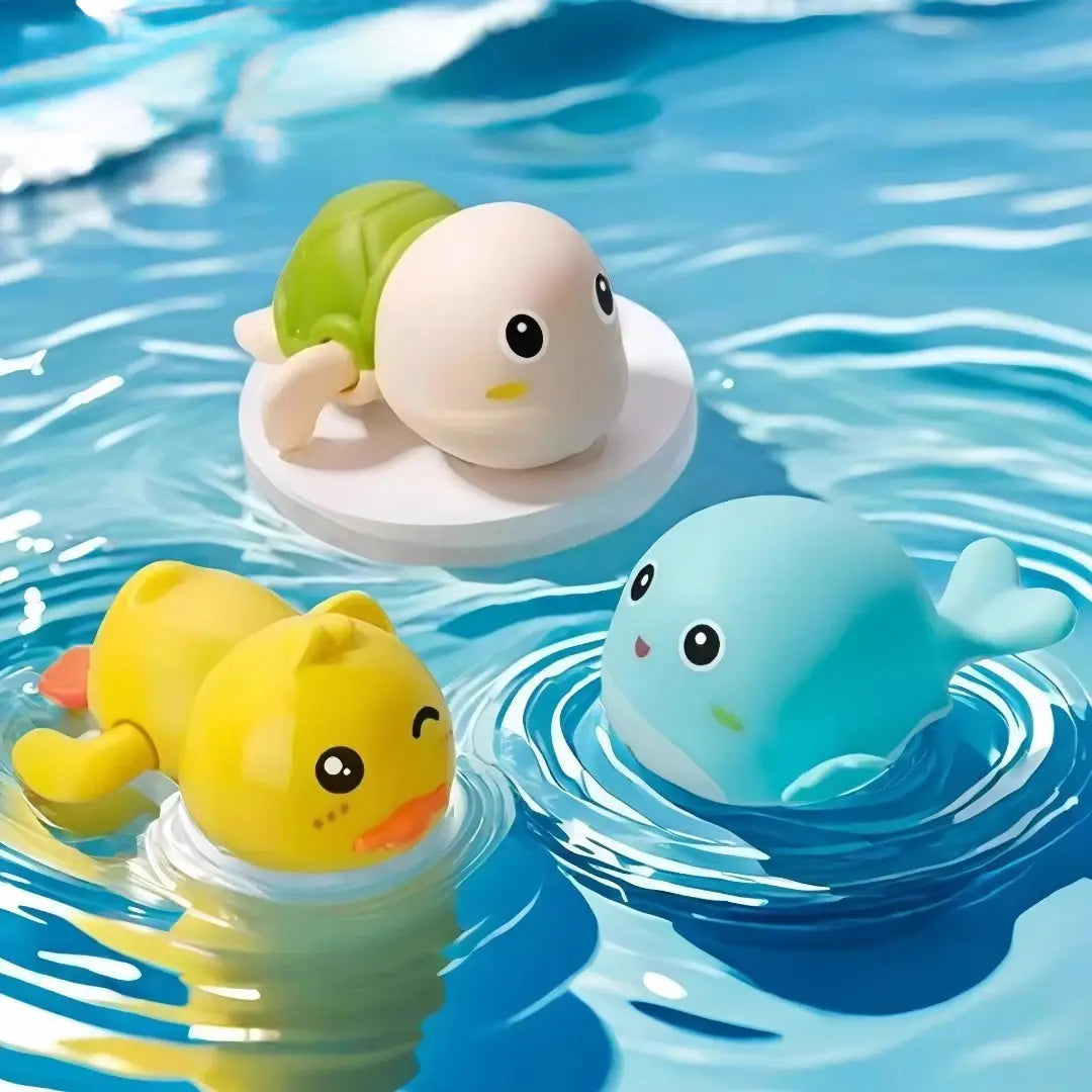 Kaiwatoy®Bath Toys for Toddlers, Cute Swimming Turtle Bath Toys for  Boy Girl Gifts, Water Pool Toys for Baby Toddler Toys, Wind-up Infant Bathtub Toys