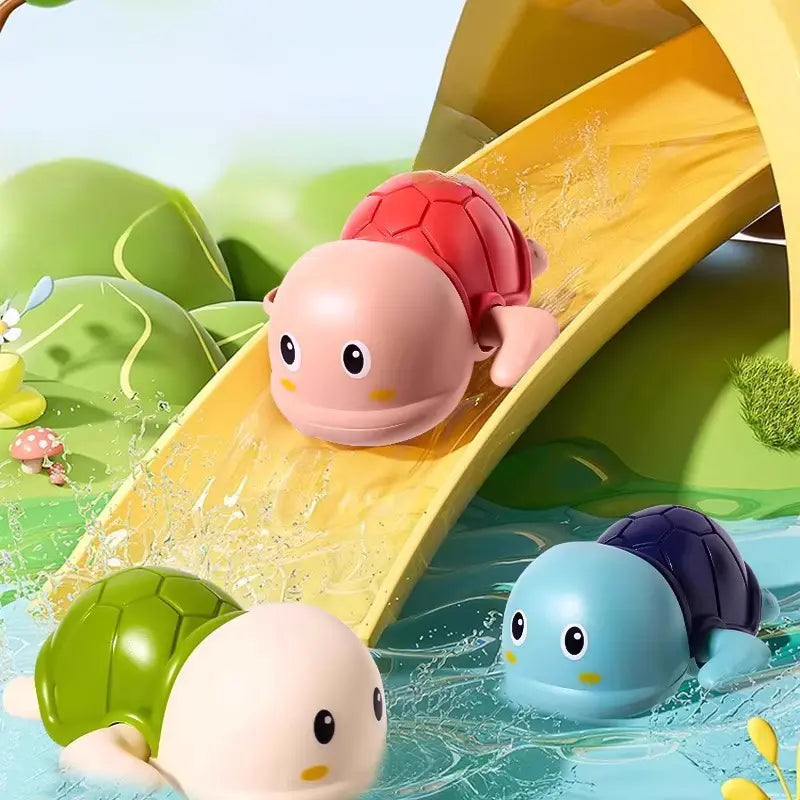 Kaiwatoy®Bath Toys for Toddlers, Cute Swimming Turtle Bath Toys for  Boy Girl Gifts, Water Pool Toys for Baby Toddler Toys, Wind-up Infant Bathtub Toys