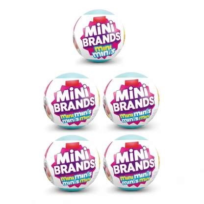 Caixa Fill The Fridge + Geladeira Mini Brands + 4 Raros + Brinde