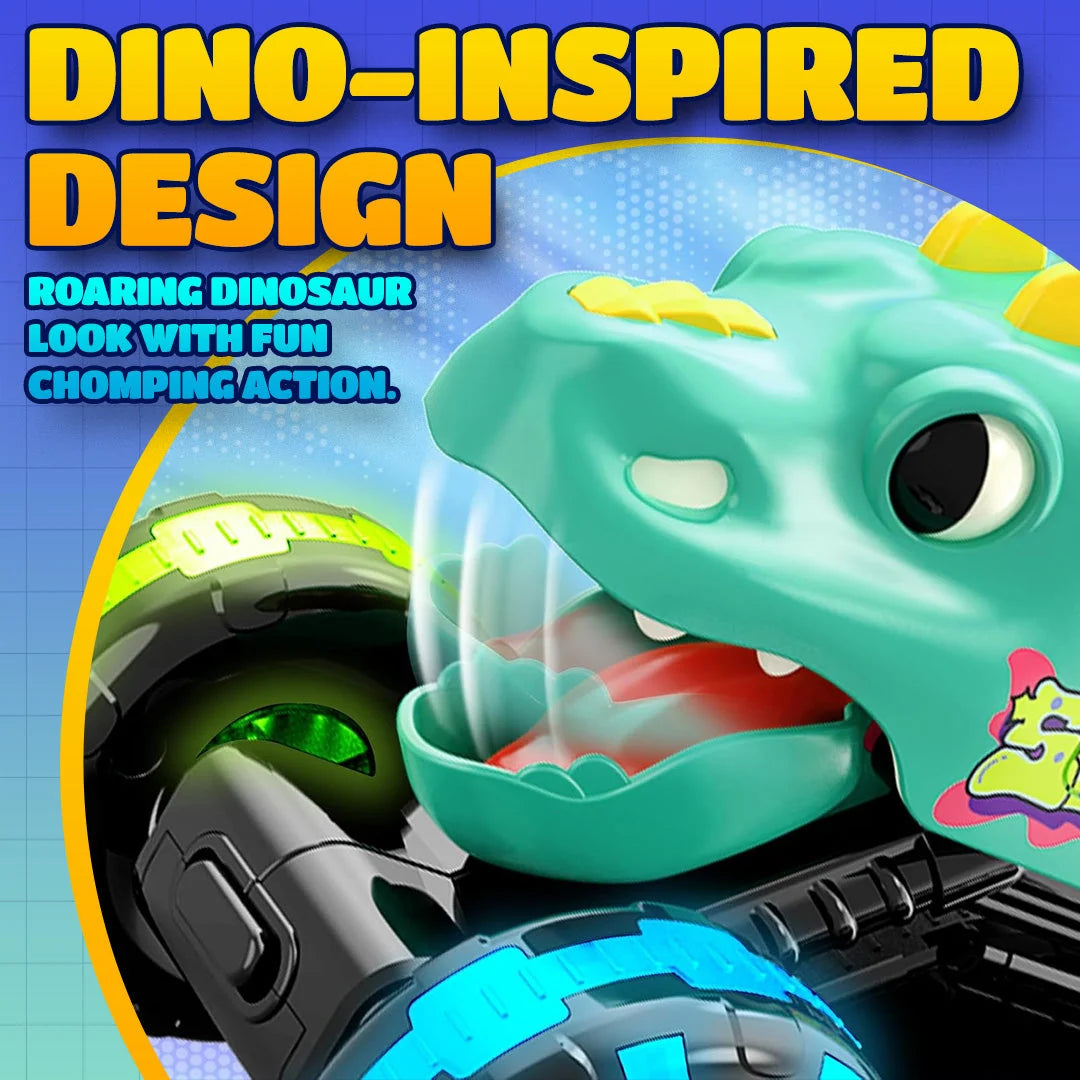 🦖 Dino Dash Press & Go Dinosaurier-Monster-Truck-Spielzeug