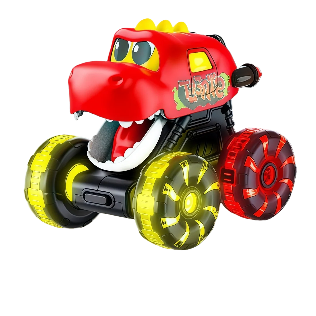 🦖 Dino Dash Press & Go Dinosaurier-Monster-Truck-Spielzeug