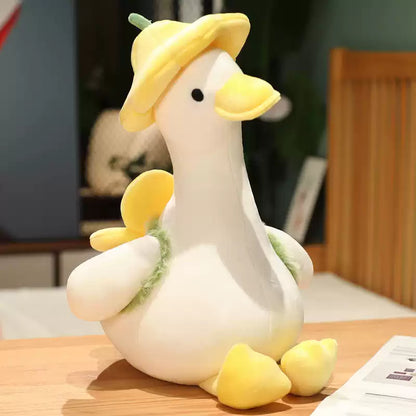 Kaiwatoy®Duck Duck Toy Duck Plush Doll Cuddly Pillow Bed Doll Birthday Gift for Girls