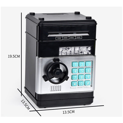 Kaiwatoy®Refasy Piggy Bank Cash Coin Can ATM Bank Electronic Coin Money Bank for Kids Age 3-12