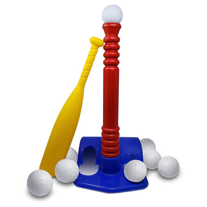 Kaiwatoy® T-Ball Set, Red, 4 Balls, for Toddlers Ages 18+ Months