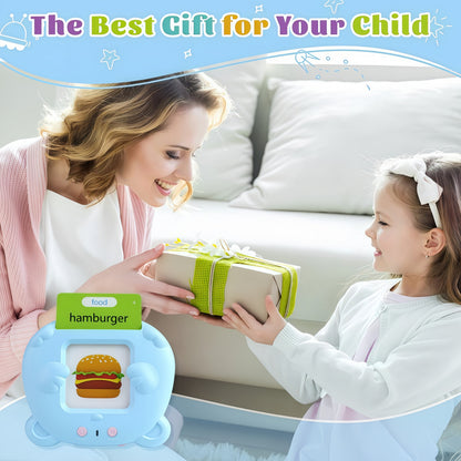 224/510 Words Bilingual Talking Flash Cards – English & Spanish | Autism Sensory Speech Therapy Toys for Toddlers 3-8 | Educational Gift