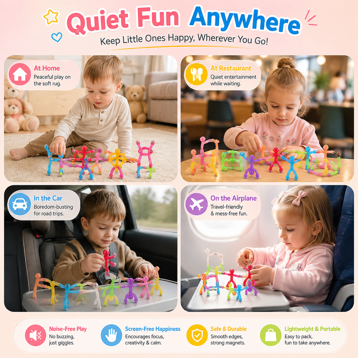 🧲 Magnetpuppen | Mamas Retter – Endlich 2 Stunden ruhige Entspannung