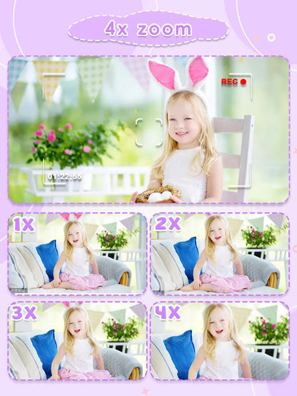 Kaiwatoy®Kids Digital Camera - Child Video Camera with Selfie Mode, HD Video Recording.Perfect Birthday orGifts for Kids (Ages 3-12)