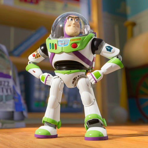 Toy Story Large Action Figure, Posable Buzz Lightyear Collectible in Spacesuit Look, 12-inch Scale