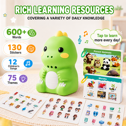 Interactive Talking Dinosaur Learning Flash Cards