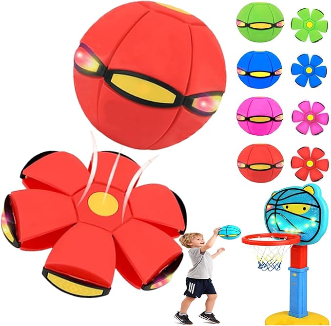 Kaiwatoy®Magic Ball, Kinder-Hüpfball, Eltern-Kind-Interaktion, frei zwischen zwei Formen umschaltbar, mit 6 Lichtern.