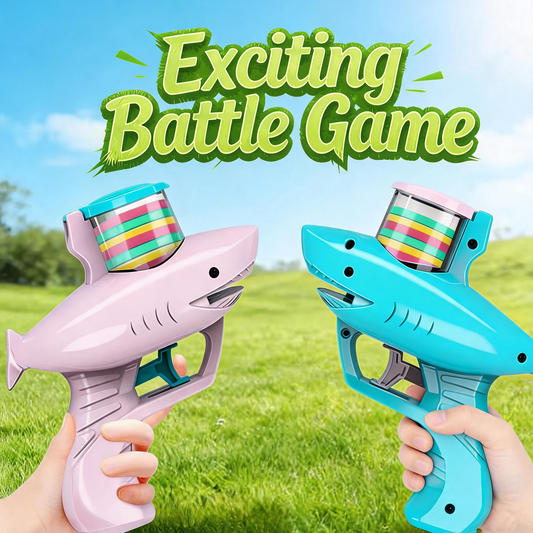 Kaiwatoy®Foam Disc Shooter, Foam Disc Launcher, Summer Activities, and Party Favors for Ages 6-12