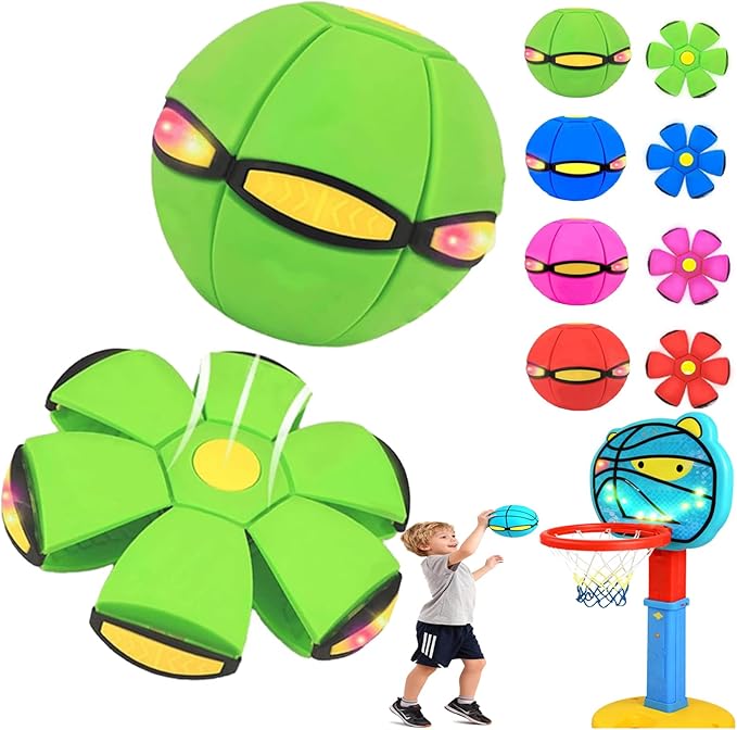 Kaiwatoy®Magic Ball, Kinder-Hüpfball, Eltern-Kind-Interaktion, frei zwischen zwei Formen umschaltbar, mit 6 Lichtern.