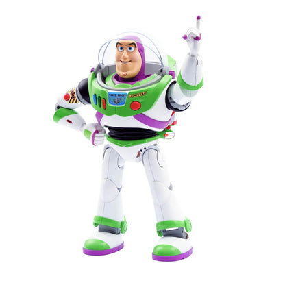 Toy Story Large Action Figure, Posable Buzz Lightyear Collectible in Spacesuit Look, 12-inch Scale